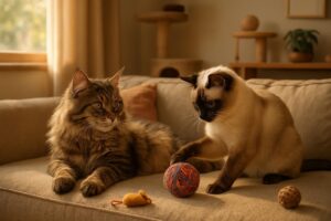 Découvrez les signes révélateurs qui montrent si deux chats s'entendent bien. Apprenez à interpréter leur langage corporel, leurs interactions et à créer un environnement harmonieux pour vos félins.