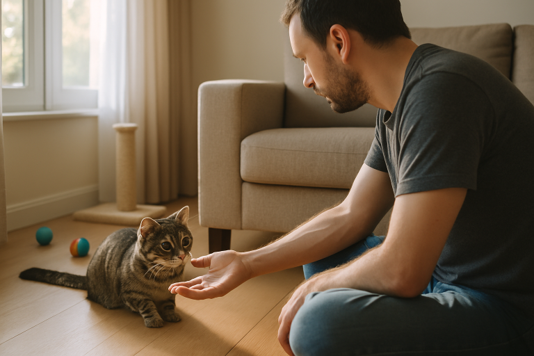 découvrez des conseils pratiques et des méthodes douces pour approcher un chat craintif. apprenez à instaurer la confiance et à créer un environnement apaisant pour faciliter les interactions avec votre félin.