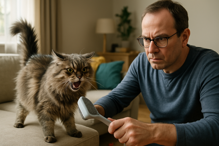 découvrez des astuces pratiques et des techniques efficaces pour brosser un chat agressif en toute sécurité. apprenez à rendre le toilettage de votre félin plus agréable, tout en évitant les blessures et en renforçant votre lien avec votre animal.