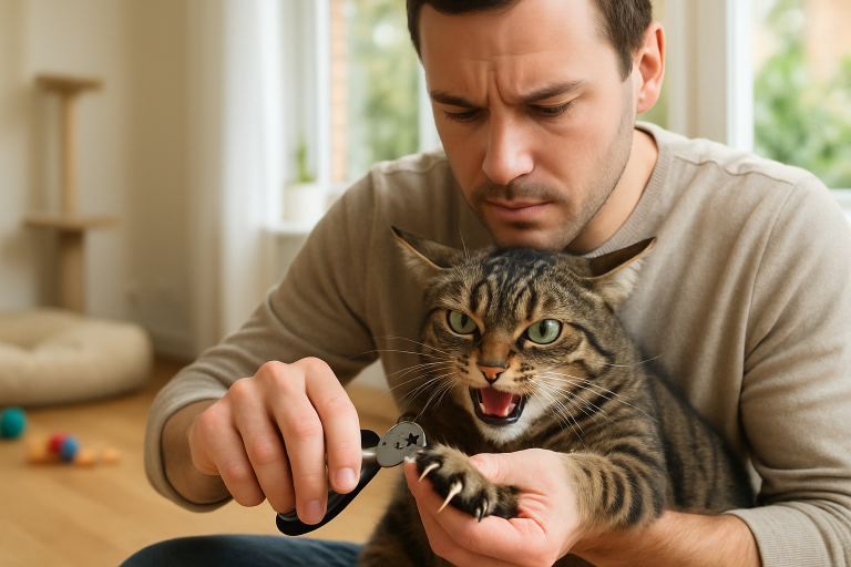 apprenez les meilleures techniques pour couper les griffes d'un chat agressif en toute sécurité. nos conseils pratiques vous aideront à apaiser votre félin tout en préservant la tranquillité de votre foyer.
