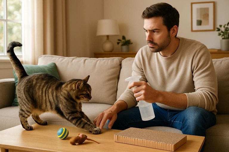 Découvrez des astuces efficaces pour empêcher votre chat de griffer le canapé. Apprenez à protéger vos meubles tout en satisfaisant les besoins naturels de grattage de votre félin. Adoptez des solutions simples et durables pour un intérieur harmonieux.