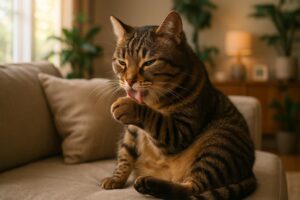 Découvrez les raisons pour lesquelles votre chat vous lèche, un comportement naturel qui peut exprimer l'affection, le marquage territorial ou l'apaisement. Apprenez à mieux comprendre votre compagnon félin et les différentes significations de ce geste affectueux.