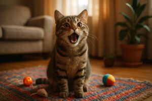 Découvrez les raisons pour lesquelles votre chat miaule constamment. De la recherche d'attention aux besoins alimentaires, apprenez à décoder les miaulements de votre félin et à améliorer sa communication avec vous.