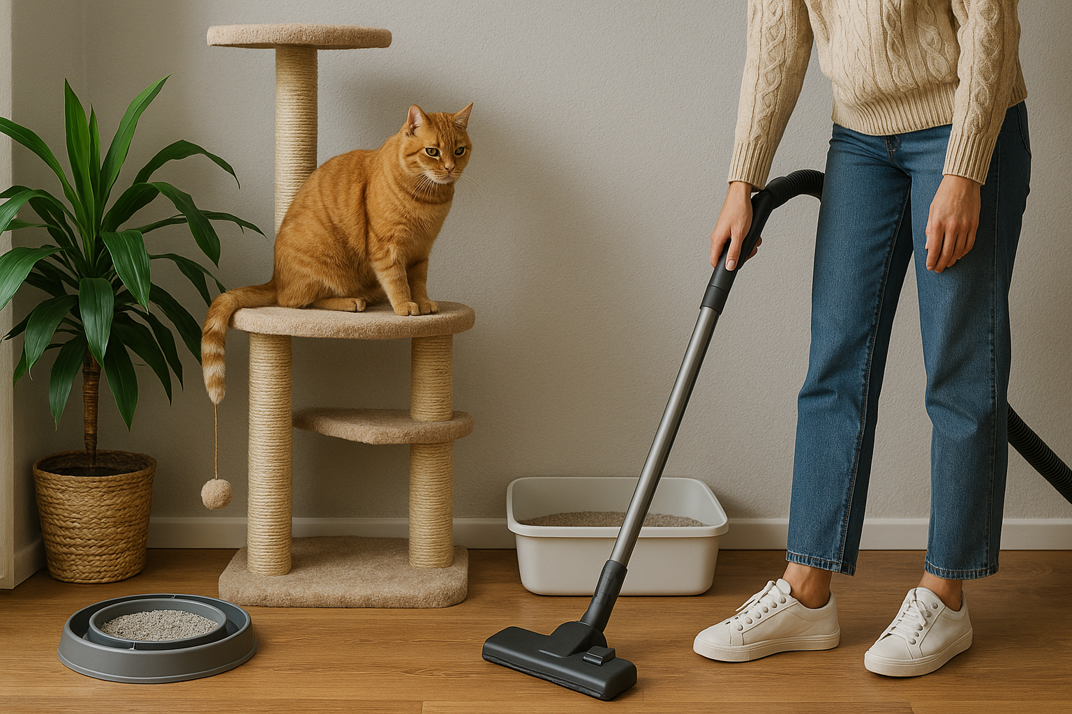 Entretien de l’environnement des chats