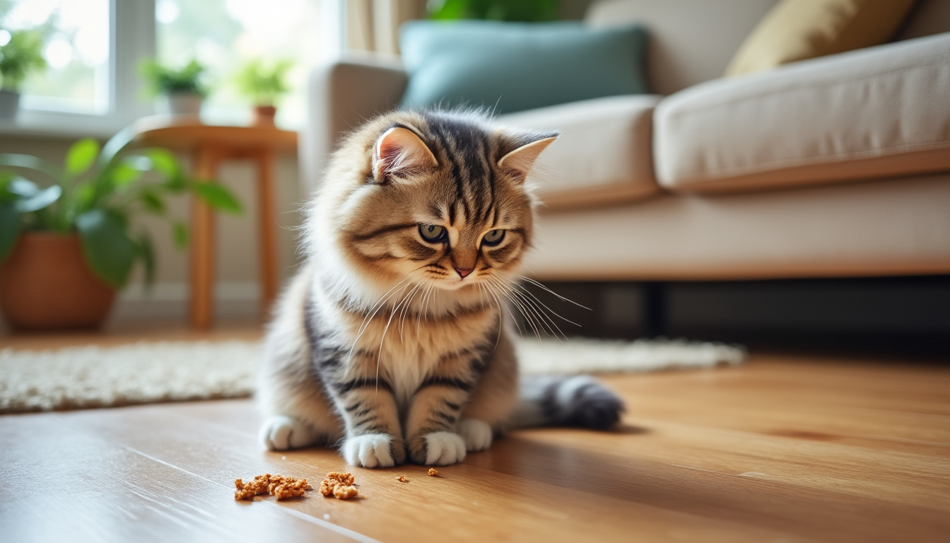 découvrez les causes possibles des vomissements de croquettes chez le chat et nos conseils pour soigner et apaiser votre compagnon à quatre pattes. astuces simples, quand consulter un vétérinaire et prévention au quotidien.