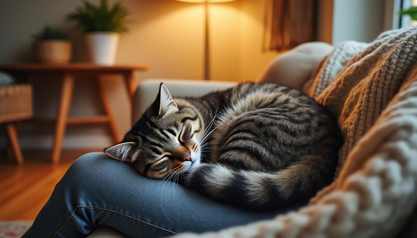 découvrez pourquoi votre chat aime dormir sur vous ! comprenez les raisons de ce comportement attachant et ce que cela révèle sur votre relation avec votre félin.