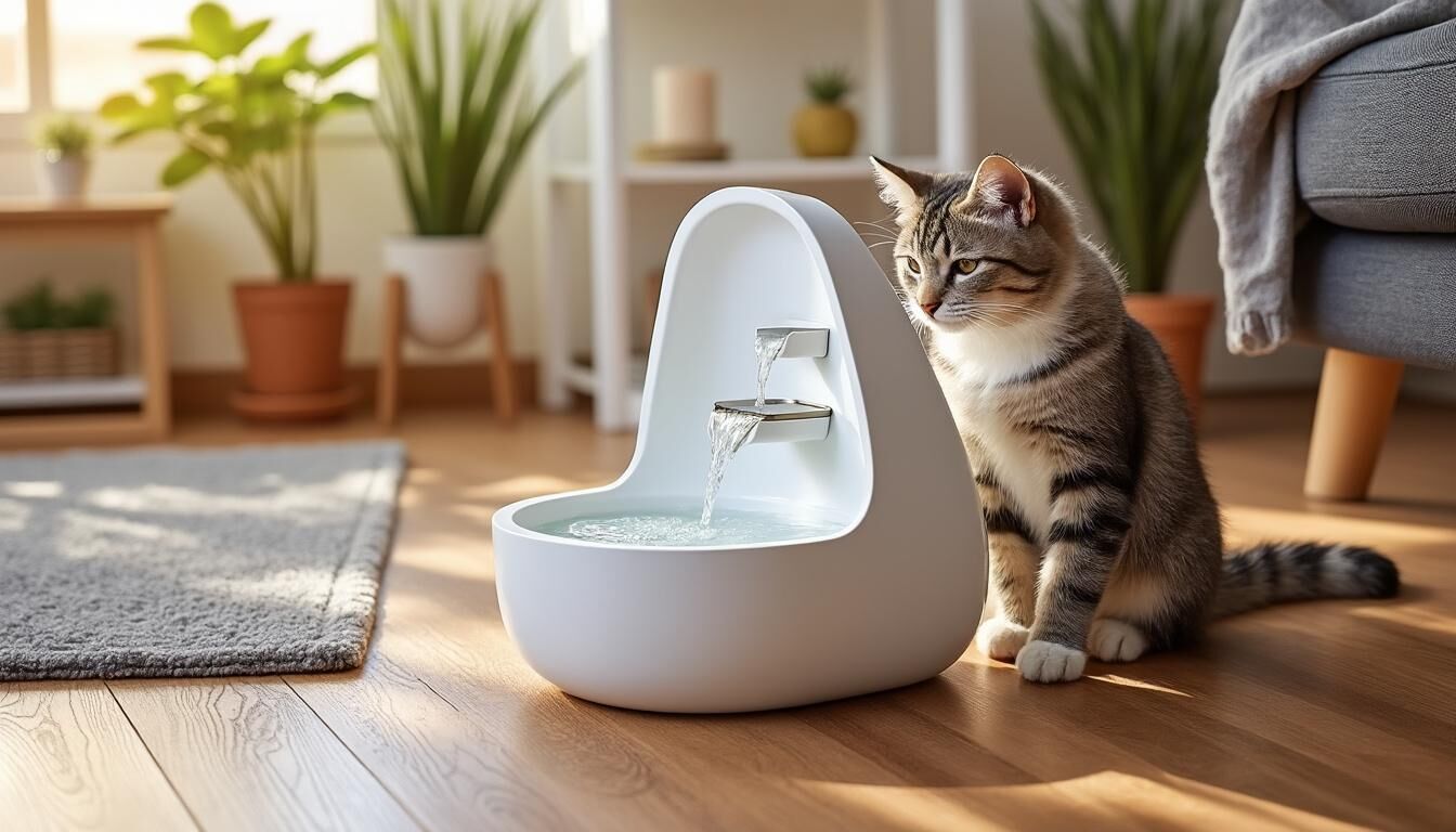 Découvrez les avantages d’une fontaine à eau pour chat sans électricité : praticité, sécurité, économies d’énergie et bien-être de votre animal. Idéale pour garantir une eau fraîche et saine au quotidien.