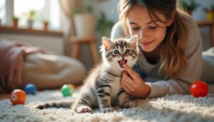 découvrez comment réagir si votre chaton mord ou griffe : conseils pratiques, astuces pour calmer son comportement et solutions pour éviter les blessures tout en renforçant la relation avec votre petit félin.