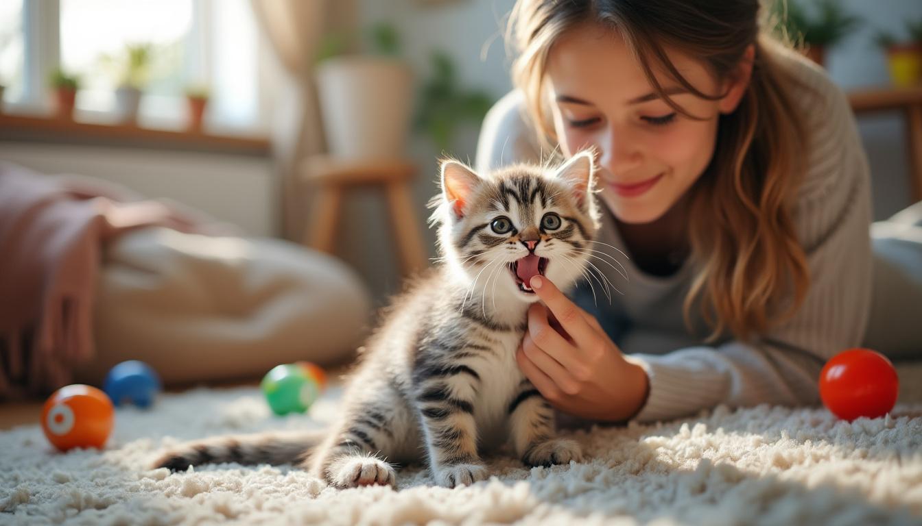 Comment réagir si un chaton mord ou griffe ? 5 découvrez comment réagir si votre chaton mord ou griffe : conseils pratiques, astuces pour calmer son comportement et solutions pour éviter les blessures tout en renforçant la relation avec votre petit félin.