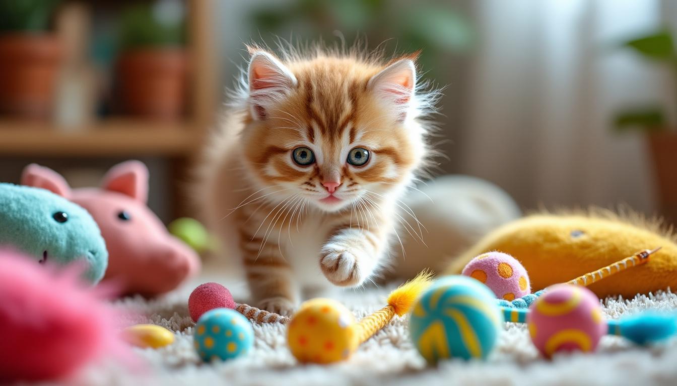 Quels jouets sont les plus adaptés à un jeune chat ? 7 découvrez quels jouets sont les plus adaptés pour stimuler et divertir un jeune chat, favoriser son développement et assurer son bien-être au quotidien.