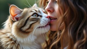 Accueil 22 découvrez les raisons pour lesquelles votre chat vous lèche les cheveux, un comportement affectueux et plein de signification entre votre compagnon félin et vous.