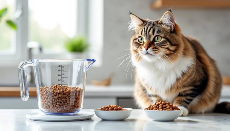 Quelle quantité de nourriture donner à un chat ?