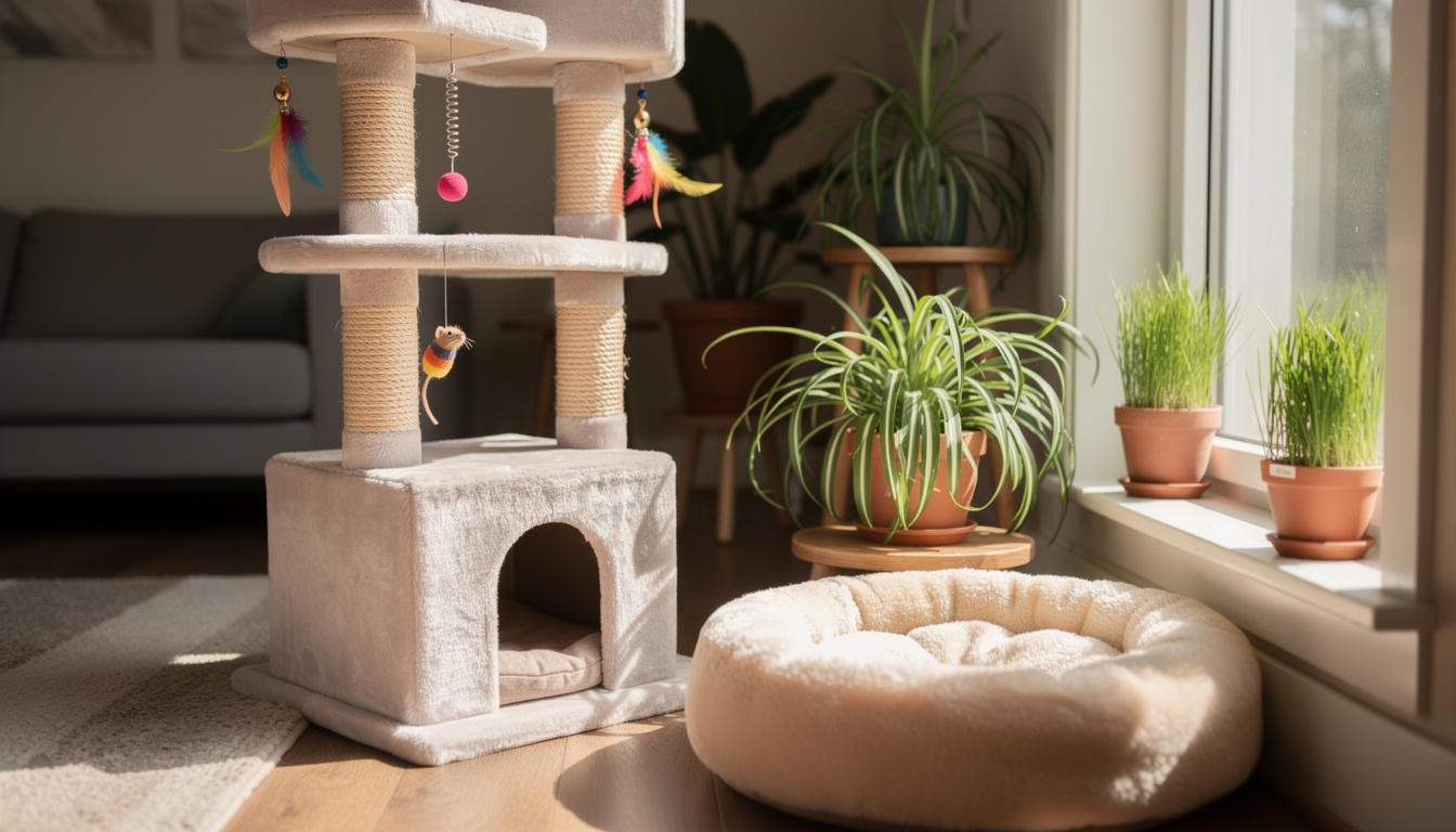 découvrez des conseils pratiques pour aménager un espace de jeu sécurisé et stimulant pour votre chat domestique, favorisant son bien-être et son épanouissement.