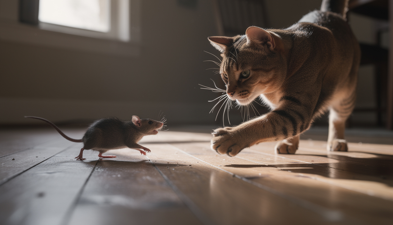 découvrez les techniques instinctives et les comportements naturels qu’un chat utilise pour capturer et tuer un rat efficacement.