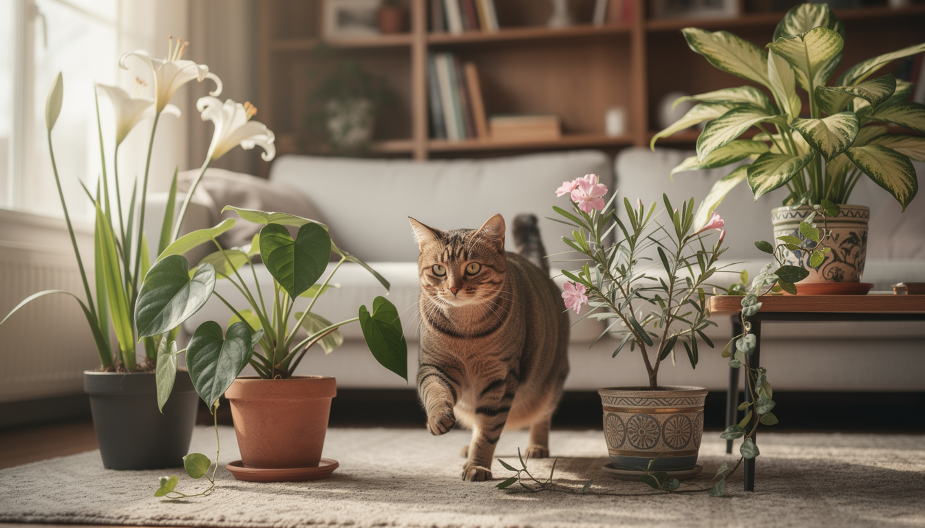 découvrez quelles plantes toxiques éviter absolument pour protéger la santé de votre chat domestique et garantir un environnement sûr pour votre animal.
