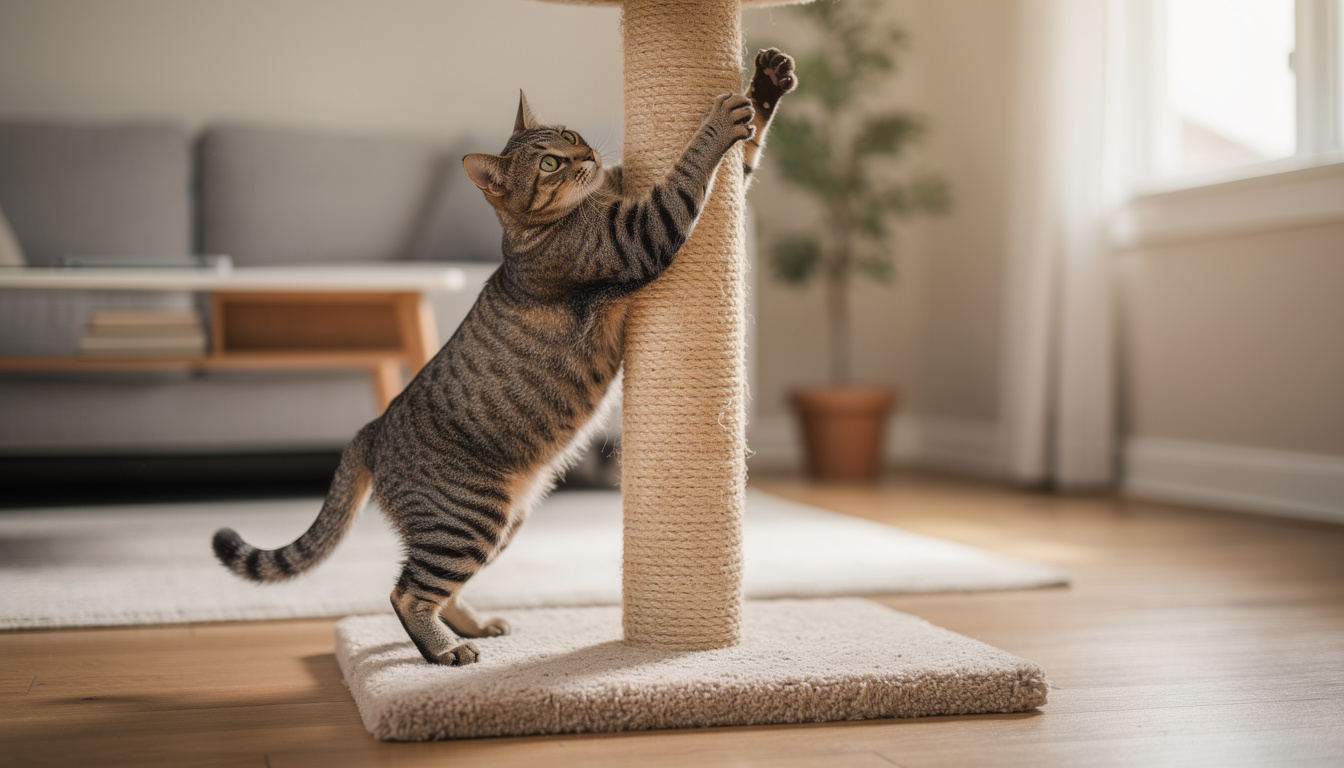 Quelle est l’importance du griffoir pour un chat domestique 2 découvrez pourquoi le griffoir est essentiel pour le bien-être et la santé de votre chat domestique, en favorisant son instinct naturel et protégeant vos meubles.