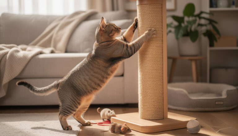 Quelle est l’importance du griffoir pour un chat domestique