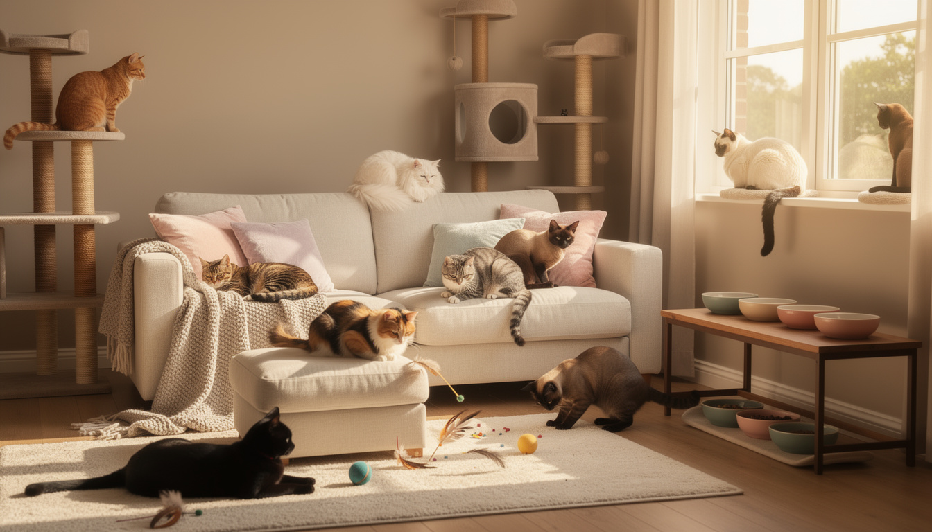 découvrez des conseils pratiques pour assurer une cohabitation harmonieuse entre plusieurs chats domestiques et favoriser leur bien-être au quotidien.