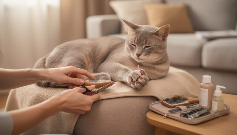 Les astuces pour un toilettage facile et efficace chez un chat domestique