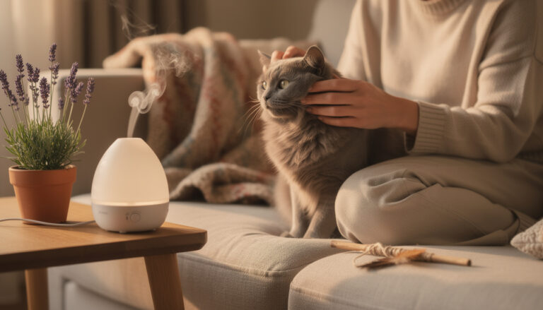 Les méthodes naturelles pour calmer un chat domestique agité