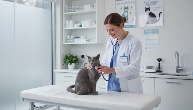 Le rôle du vétérinaire dans le suivi d’un chat domestique en bonne santé