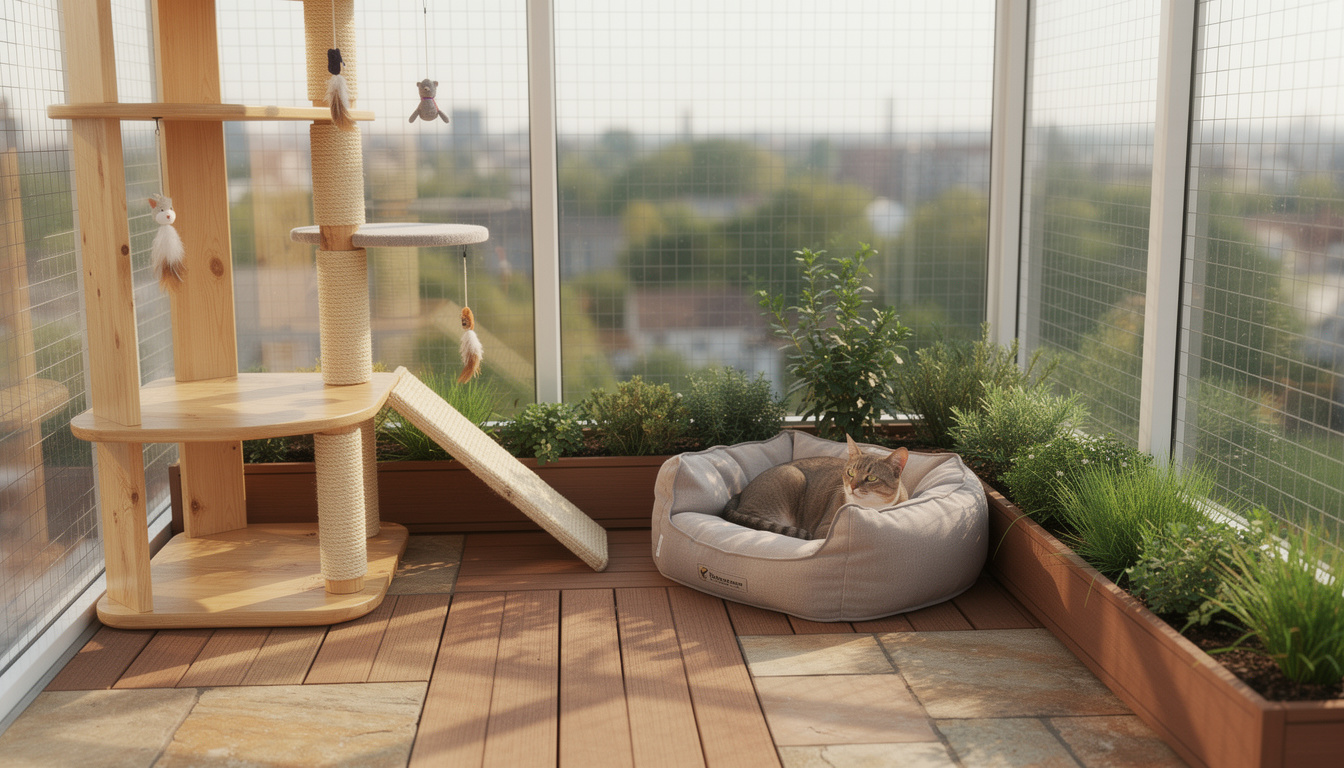 découvrez nos conseils pratiques pour aménager une terrasse sécurisée et conviviale, garantissant la sécurité et le bien-être de votre chat domestique à l'extérieur.
