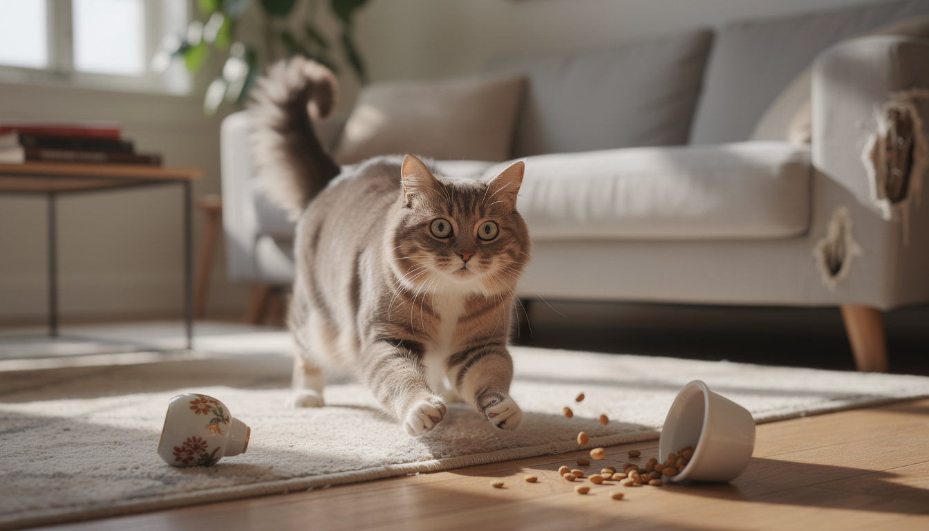 découvrez comment reconnaître les signes d'un comportement inhabituel chez votre chat domestique pour assurer sa santé et son bien-être.