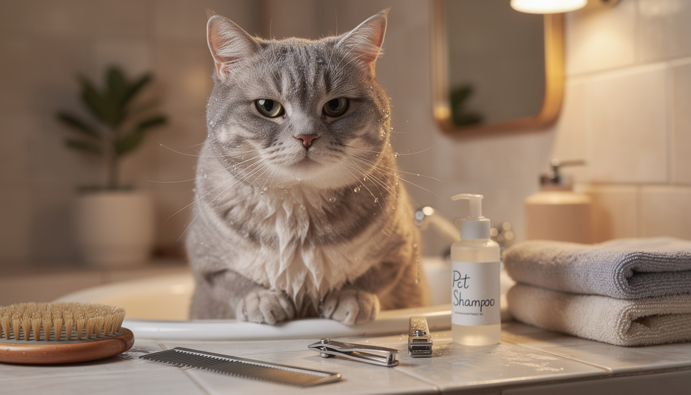 Comment faire accepter un bain à un chat domestique réticent 2 découvrez des astuces efficaces pour faire accepter un bain à votre chat domestique réticent en douceur et sans stress.