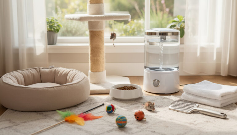 Les accessoires indispensables pour le bien-être d’un chat domestique