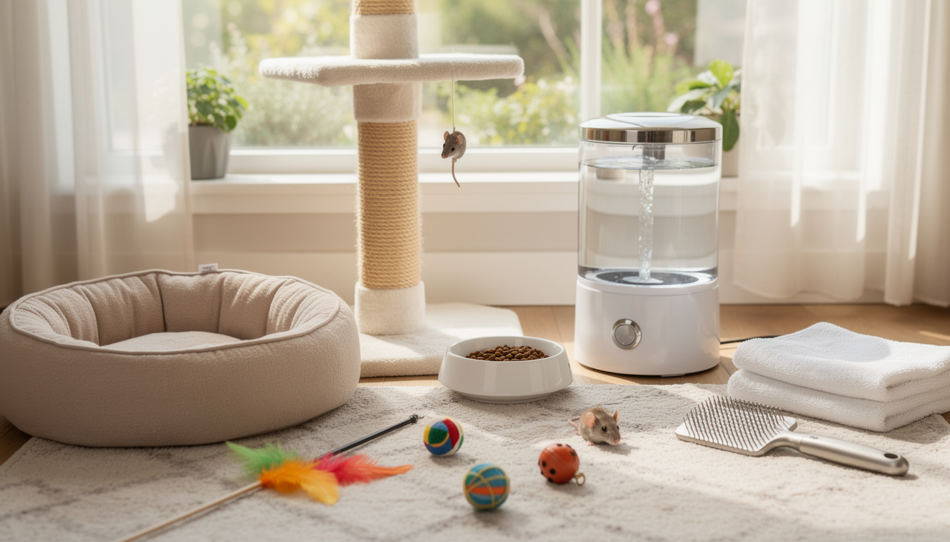 découvrez les accessoires essentiels pour assurer le confort et le bien-être de votre chat domestique au quotidien.